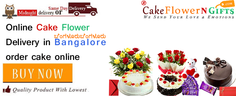 online Flower Cake order in bangalore City